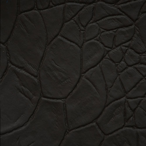 Black Turtle Skin Embossed leather hides for sale