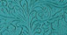 Nu-Flower Turquoise Floral Embossed Upholstery Fabric